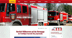 Desktop Screenshot of feuerwehr-burg-spreewald.de